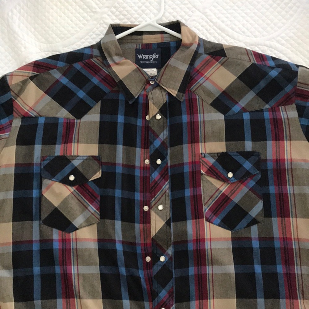 Western style, SS, pearl snap shirt